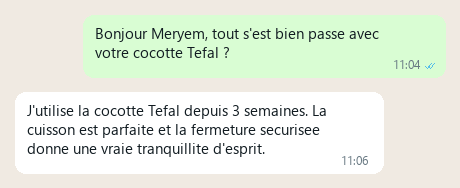 WhatsApp Conversation