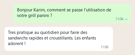 WhatsApp Conversation